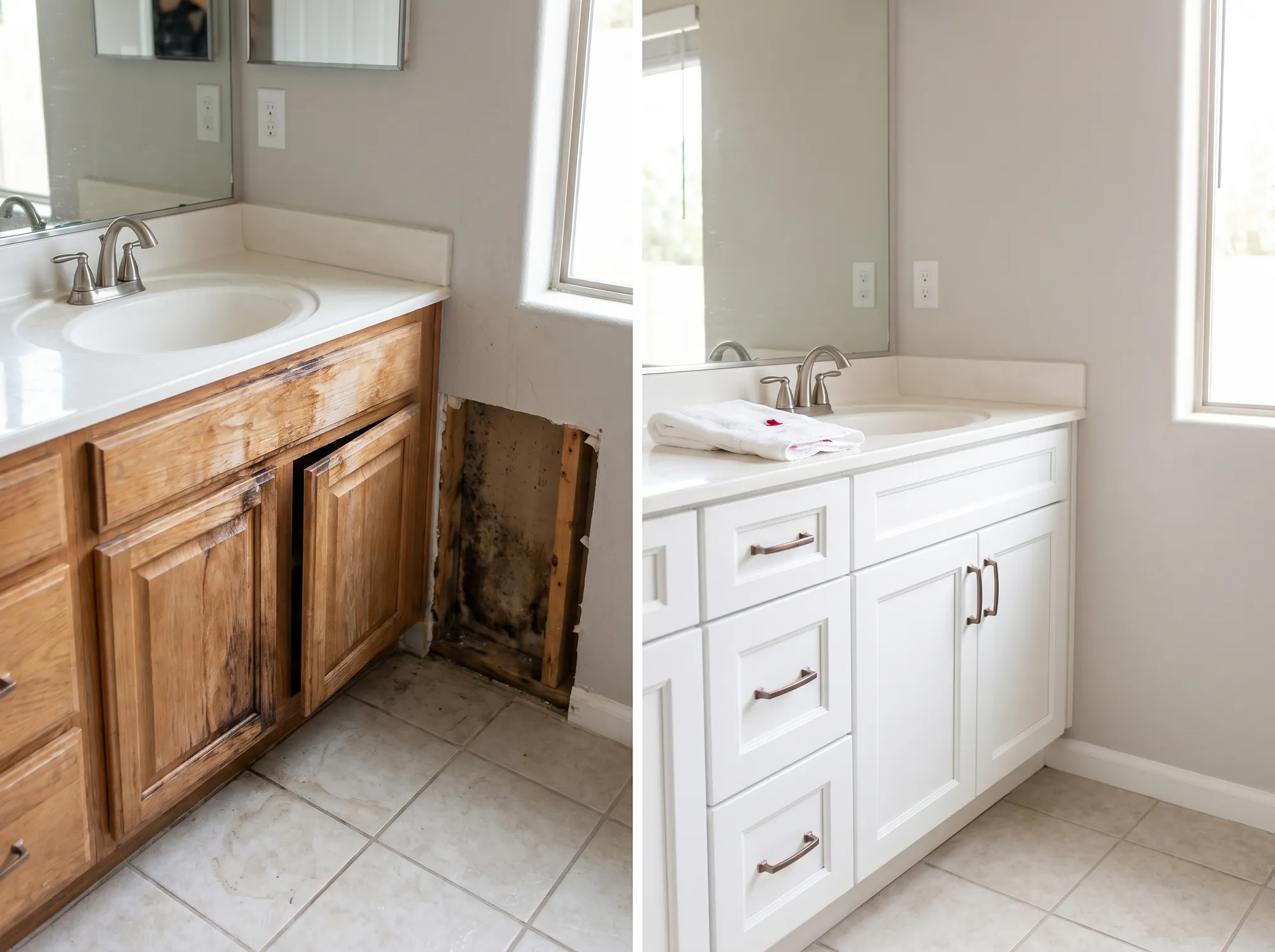 Bathroom mold remediation