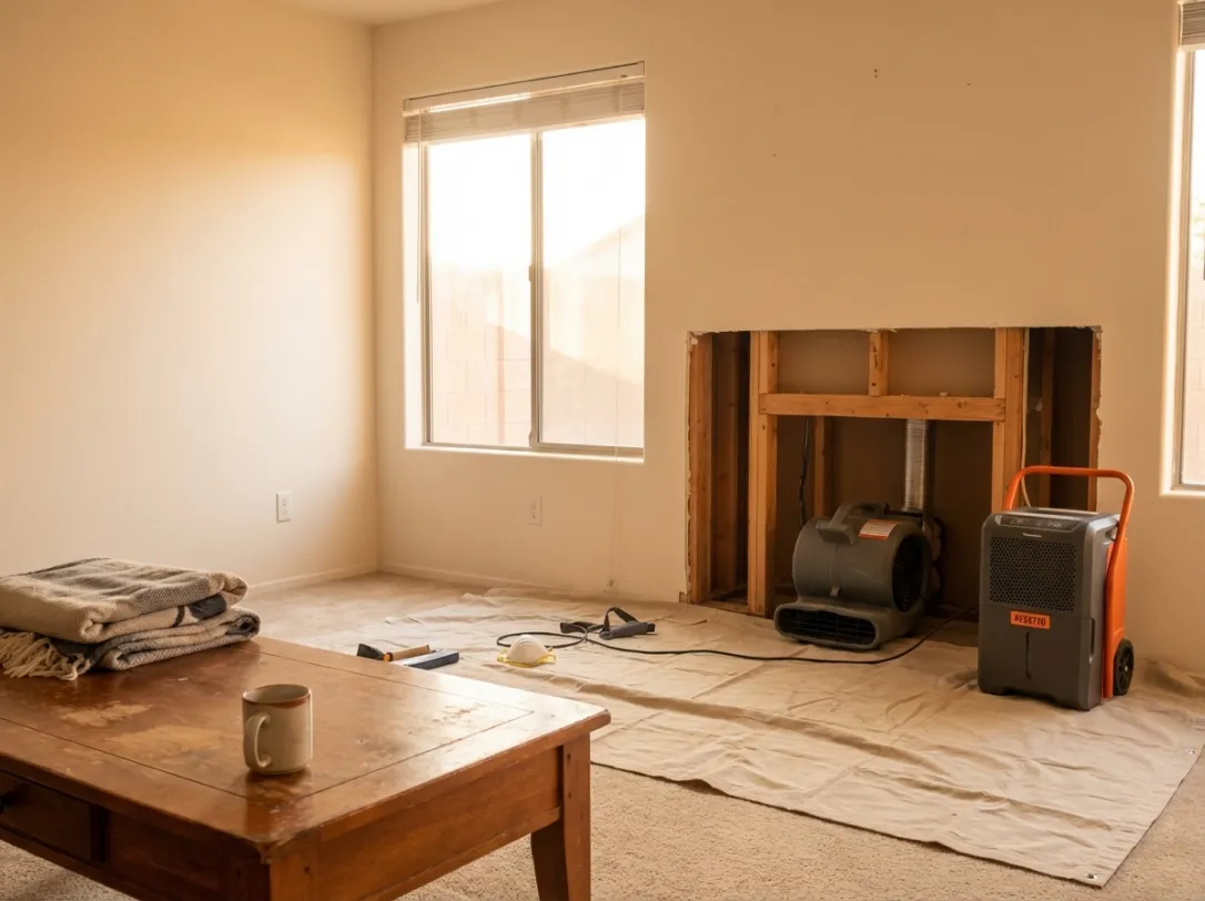 Project manager reviewing scope with homeowner